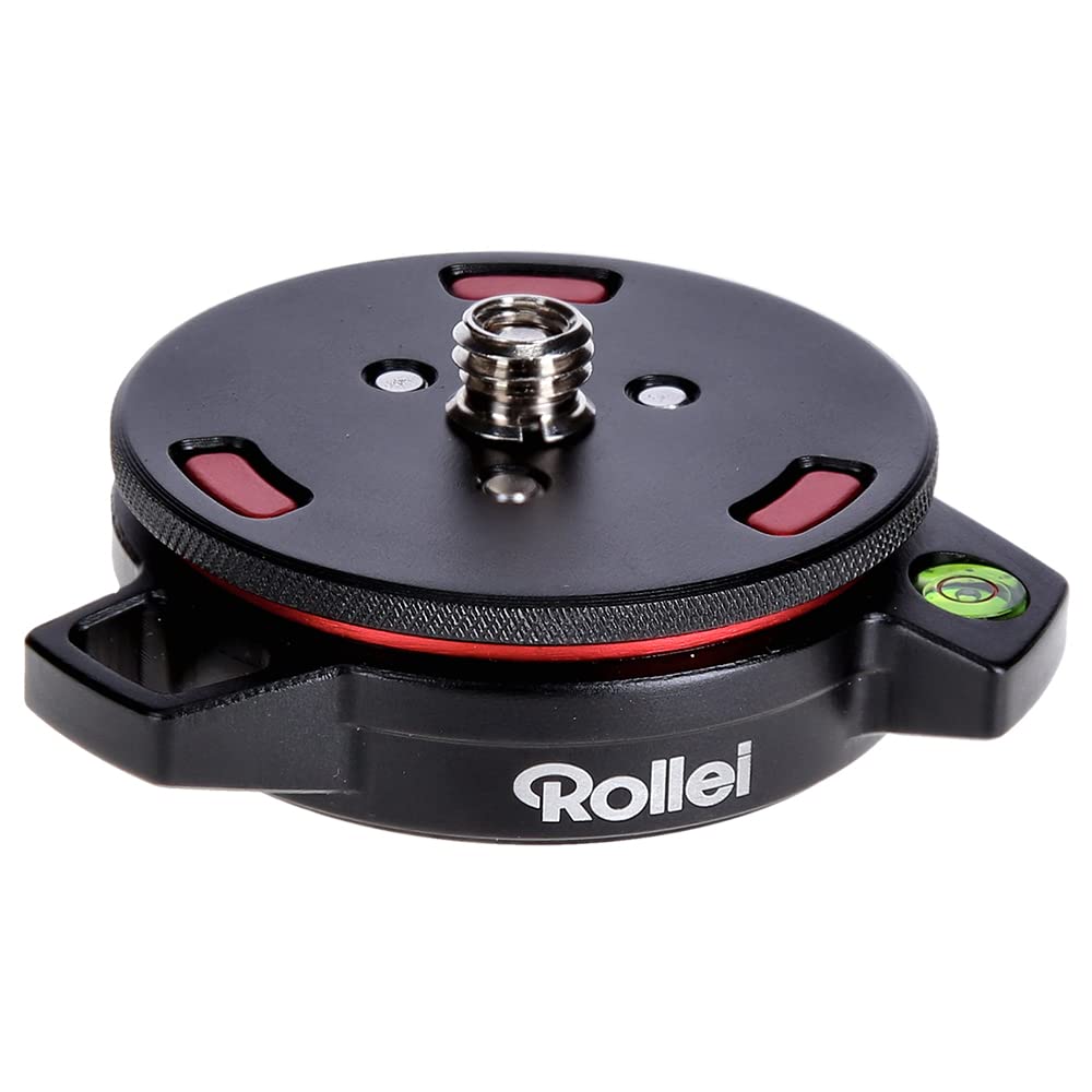 Rollei Photo Quick Change System for all Tripods. Change of photo equipment in seconds by simply turning the quick release, 22880