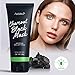 AsaVea Black Mask Peel off Mask With Brush 80g- Charcoal Blackhead Remover Deep Cleaning Facial Mask for Face & Nose, Pore Shrinking, Acne & Oil Control, Anti Aging