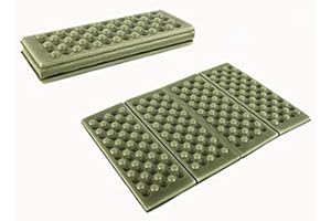 Toasis Camping Cushion Outdoor Sitting Mat Foam Seat Pad (Olive-2pcs)