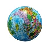 60mm World Map Foam Earth Globe Geography Ball by Big Bargain