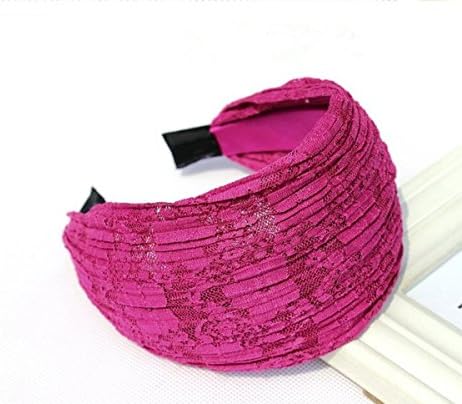 Girl'S Lace Headband Wild Head Bands Spa Head Wraps Yiga Turbans Festival Party Wedding