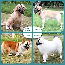 Dog Muzzle, Soft Mesh Covered Muzzles for Small
