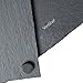 VonShef Natural Slate Placemat and Coaster Dining Table Set for 4 People, Anti Skid and Heat Resistant, 8 Piece, 16 x 12 Inches