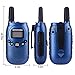 Qianghong Rechargeable Walkie Talkies for Kids Included Li-ion Battery and Charger (Red&Yellow&Blue)