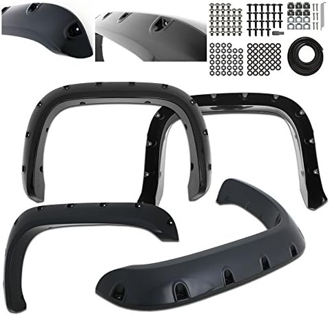 4PCS For 94-01 DodgeRam 1500/94-02 2500 3500 Wheel Pocket Style Fender Flares
