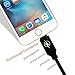 Lightning Cable, Monez iphone 6 to usb Charger for iphone 6 5c 5s 6s 6se 7 Plus IOS iPad Air 1 2 3 WiFi mini 4 Pro 4G iPod touch (3.3Ft) White Black (2 pack)