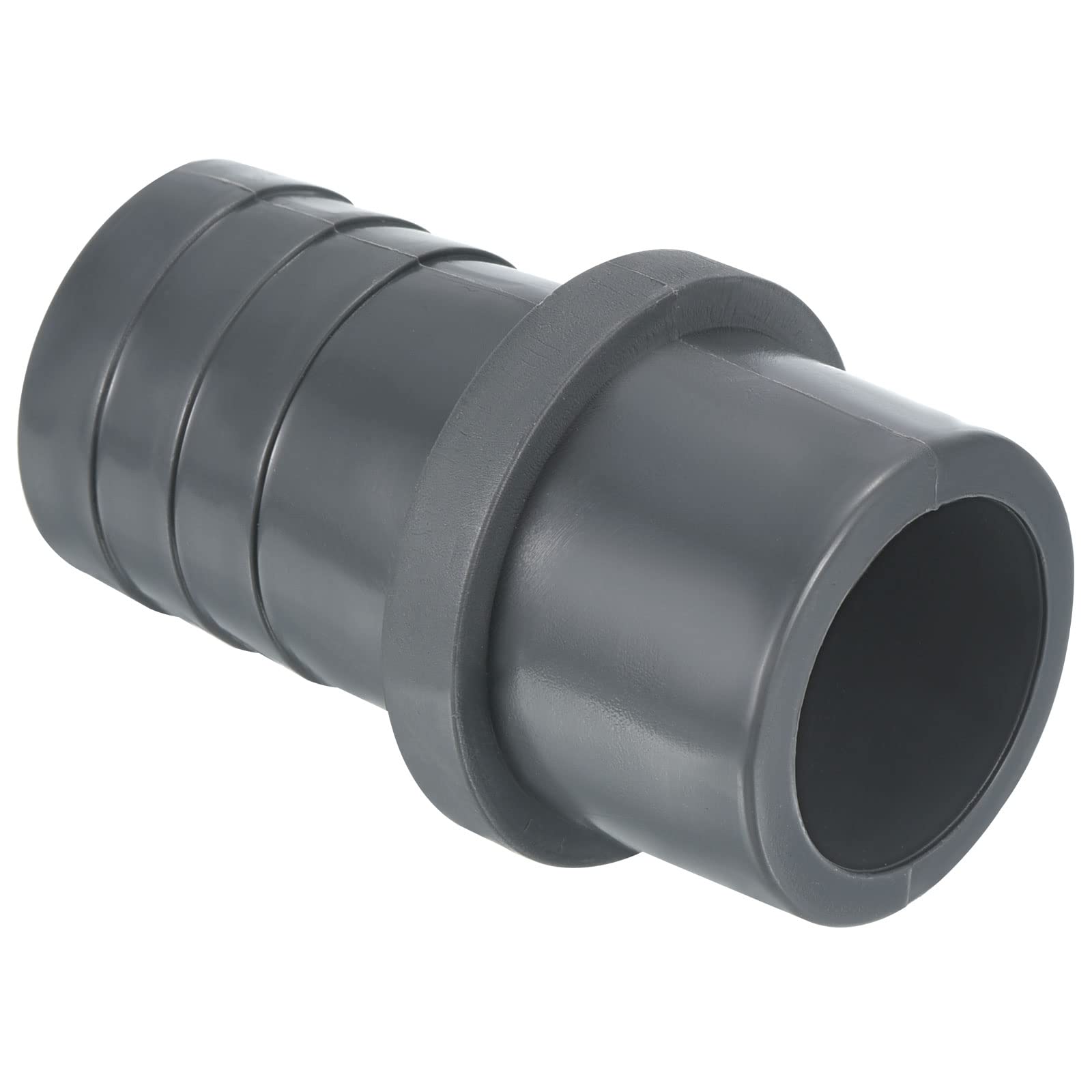 PATIKIL UPVC Reducer Pipe Fitting 32mm OD 30mm Barbed, Straight Coupling Adapter Connector, Grey