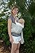 Mo+m Ring Sling Baby Carrier & Breastfeeding Nursing Cover - Adjustable Wrap [for Infant to Toddler Age] in Beautiful French Pattern - Perfect Gift for New Moms