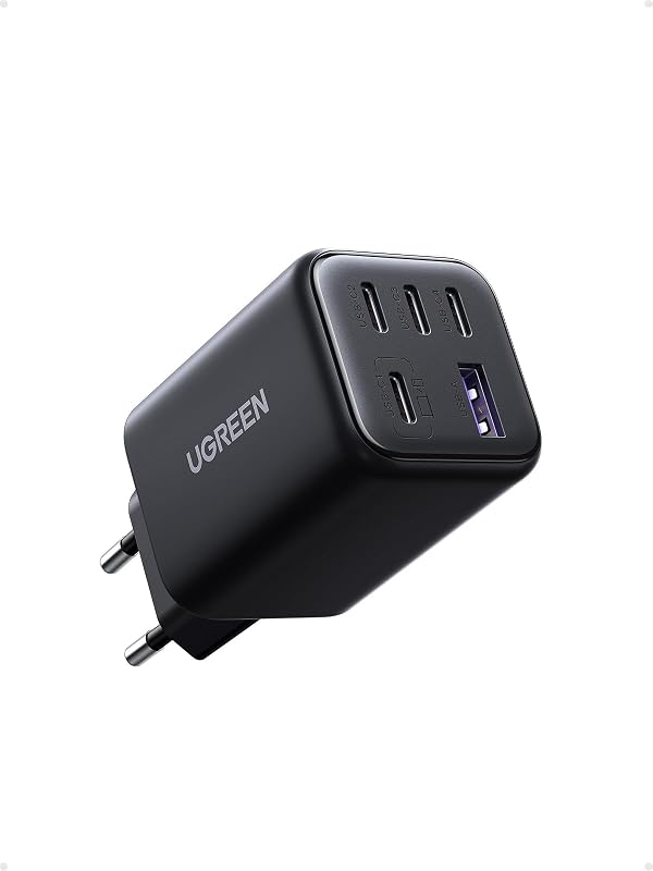 45W Caricatore USB C Ricarica Rapida 5 Porte GaN Spina da Parete