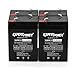 ExpertPower 6 Volt 4.5 Amp Rechargeable Battery (4 Pack)