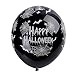 Balloons for Halloween Decoration,100Pcs 12 Inch Premium Quality Latex Balloons Skeleton Bat Specter Pumpkin Spider Web Latex Balloons for Halloween Party Decorative