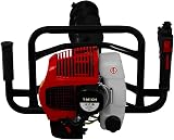 T-Mech 52cc Earth Auger Fence Post Hole Digger 3 Drill Bits 4 6 8 Inch view 2