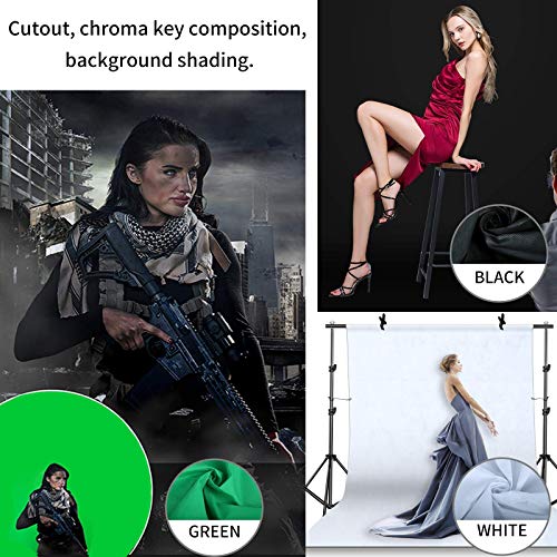 LOMTAP Photography Softbox Light Kit Photo Studio Lighting Kit 6.5ftx9