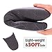 Men's Comfort Quilted Cotton Memory Foam House Slippers Slip On House Shoes (Medium / 9-10 D(M) US, Dark Gray)