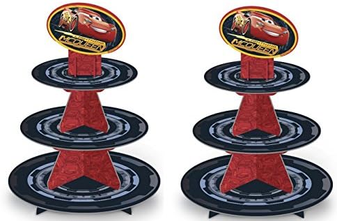 Wilton 1512-7110 Disney Pixar Cars Cupcake Stand, Assorted(2pk)