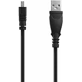 FITE ON 3.3ft USB PC Data Cable Cord Replacement for Olympus Camera FE-47 FE-46 FE-45 FE-340 FE-4000
