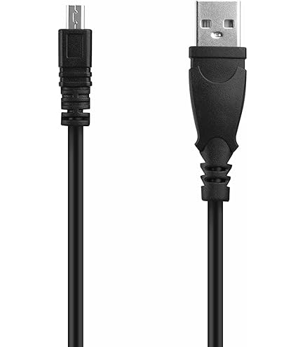 Amazon.com: FocalTop 3FT Black USB Cable for Olympus FE-26