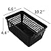 Begale Plastic Storage Basket/ Bins Organizer, Set of 6