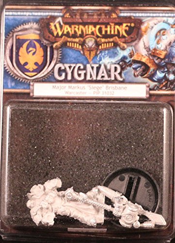 Warmachine: Cygnar: Major Markus ``Seige`` Brisbane Warcaster (PIP31032) NEW ^G#fbhre-h4 8rdsf-tg1304869