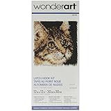 Wonderart Tabby Latch Hook Kit, 12" X 12" - New