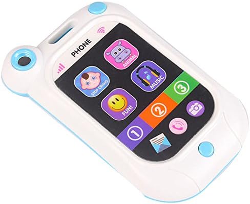 Cooplay White 1:1 Music Toy Play Cellphone Baby Child Pretend Phone with Music / Sleep Music Toy cell phone