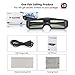 ExquizOn 3D Glasses 2 Packs 120Hz Active Shutter Rechargeable Lightweight for All Ultra-Clear Hd Ready Bluetooth 3D TV Sony, Panasonic, Sharp, Toshiba, Mitsubishi, Samsung