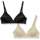 Warner's Womens Blissful Benefits Wireless Lift T-Shirt Bra 2-Pack 04003w