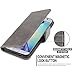 Galaxy J5 Wallet Case (2015) - SOWOKO Galaxy J5 Leather Flip Cases Credit Card Slot Protection Cover for Samsung Galaxy J5 (Gray)