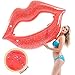 JOYIN Inflatable Luscious Lip Float with Glitters (60