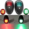 Boat-Navigation-Lights-YESSHOW-New-Marine-LED-Navigation-Lamp-Port-Bow-Side-Starboard-Lights-Red-Green-LED-for-Chandlery-Boat-Yacht-Skeeter-Safety-Lights-Deck-Mount-DC-12V-24V