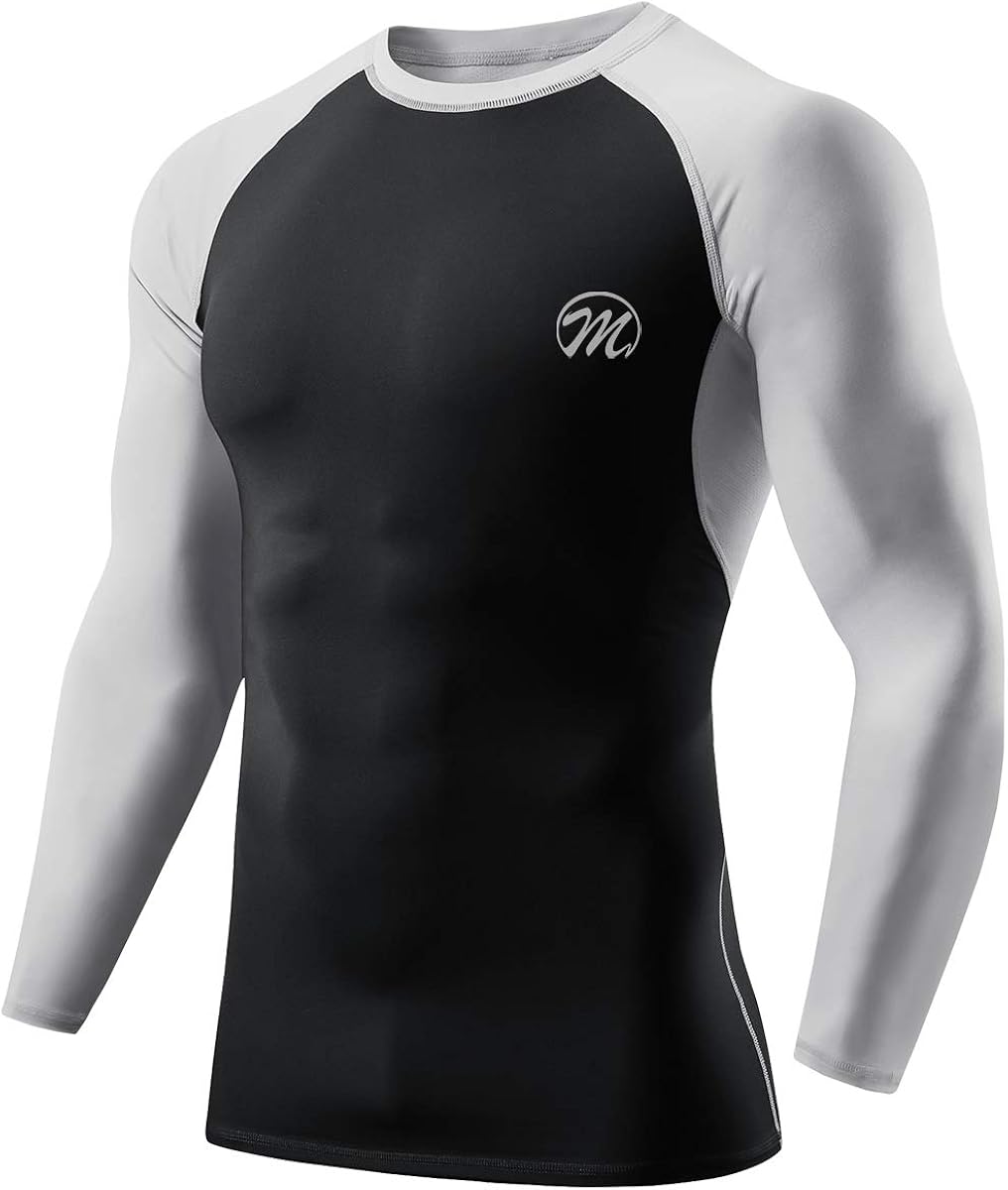 Compression Shirt Men Workout TShirts Cool Dry Mens Running Tops Short