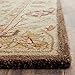 SAFAVIEH Antiquity Collection 2' x 3' Beige / Beige AT812A Handmade Traditional Oriental Premium Wool Accent Rug