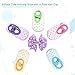 Yimaler 6-Pack Anti-Slip Baby Socks Sneakers for 8-36 Months Babies with Free Hairpin