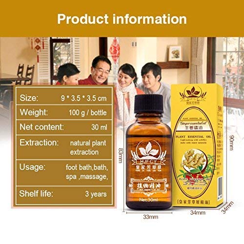 ESSENTIALS 2018 New Lymphatic Drainage Ginger Oil [ 100% Pure Natural ] (2 Bottle) - Thumbnail 5