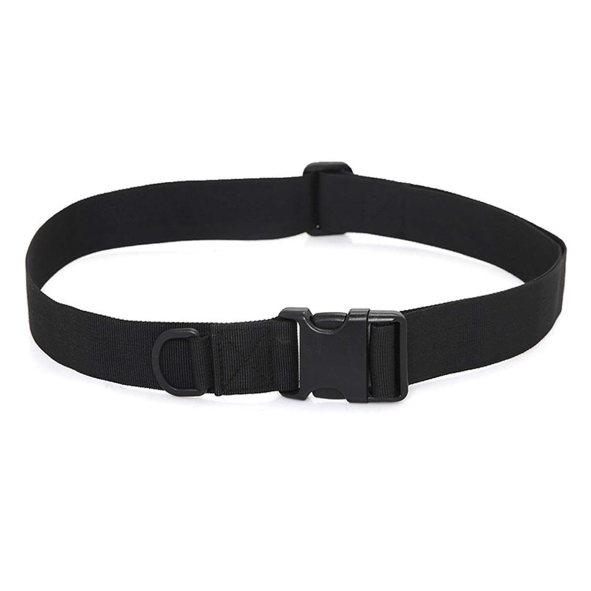 Dooppa Nylon Adjustable Military Style Tactical Belt (Black)