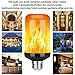 Y- STOP Upgraded LED Flame Light Bulbs, 4 Modes Flickering Light Bulb with Upside Down Effect, E26 Base Flame Bulb for Halloween Lights, Christmas Decorations Outdoor Indoor, Party Decor (4 Pack)