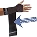 Copper Compression Recovery Wrist Sleeve with Adjustable Wrap for Extra Support. Guaranteed Highest Copper Wrist Brace. Carpal Tunnel, RSI, Sprains, Workout (1 Sleeve - Fit for Either Hand)