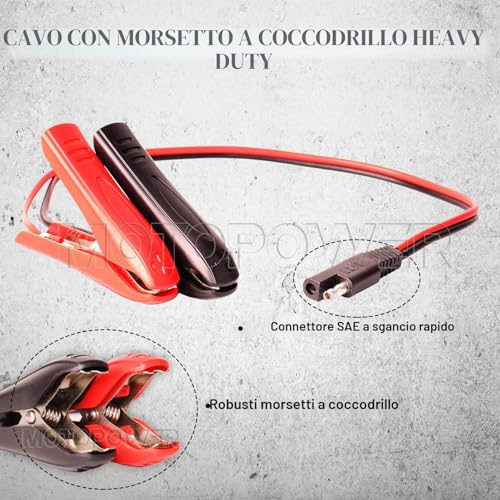 MOTOPOWER MP00206A 12V 1.5Amp Fully Automatic Battery Charger/Maintainer for Car, Motorcycle, ATV, Motorhome, Powersports, Boats and More Smart, Compact and Eco-Friendly