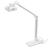 OKIOLABS OKIOCAM W1 USB 4K 8MP Document Camera with Light for Teachers. Comes with OKIOPoint & AI-Tracking Presentation Software. Doc Camera for Classroom. Compatible with PC/Mac, with Type-C Adaptor