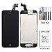 cellphoneage for iPhone 5C New LCD Screen Replacement with Home Button and Camera Spare Parts Black Full Set with Frame Digitizer Diplay Assembly Replacement + Free Repair Tool Kits (Black.)