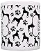 ThisWear Dog Owner Gifts Best Boxer Mom Ever Paw Pattern Gift 11oz Ceramic Coffee Mug with Handle Bone Pattern
