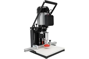 PreAsion 110V 45-9.5mm Portable Hinge Drilling Machine for Woodworking – 1100W Hinge Boring Tool with 0-40mm Depth, 2840 RPM 