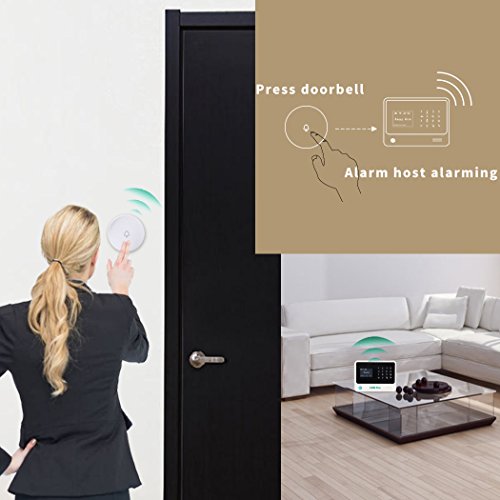 Golden Security GS-A01 Wifi Home & Besiness Security Wireless Sensor Alarm System ,App Controlled by Android & iOS Smartphone ,Compatible with Amazon Alexa.