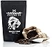 Caveman Coffee Sabertooth, Dark Roast Coffee, Single Origin Blend, Certified Paleo, Keto Friendly, Brazilian Whole Bean, 12 oz