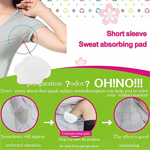 Mmrm 50Pcs Disposable Underarm Sweat Guard Pad Armpit Sheet Liner Clothing Shield,Sweat Absorbing Pads