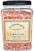 Culinary Arts Pink Himalayan Coarse Salt Pure Gourmet Crystals Nutrient and Mineral Fortified for Health Natural Certified 80 Ounce Bulk Jar