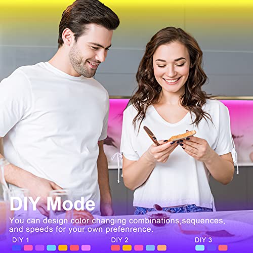 Led Lights for Bedroom 32.8ft , smareal Led Lights with 44 Key IR