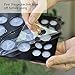 XREXS Makeup Brush Holder, 26 Holes Brush Drying Holder With Beautiful Crystal Clear Acrylic Base, Collapsible Air Drying Tower Cosmetics Brush Tree