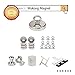 Wukong 330LB(150KG) Super Powerful Neodymium Fishing Magnets Magnetic Grade N52 Diameter 2.36'' Round Neodymium Magnet with Eyebolt, Magnet for River or Lake Fishing