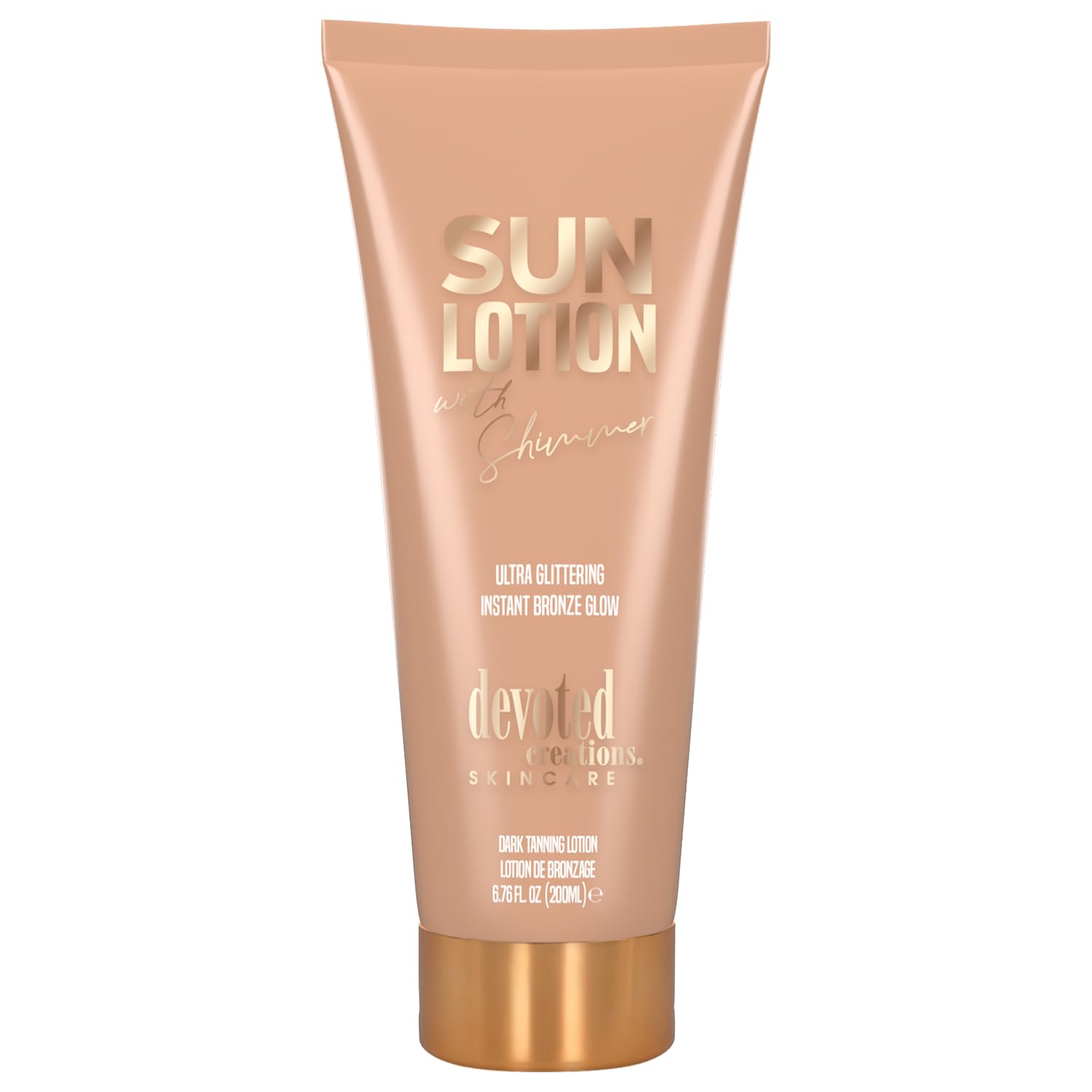 CosmoSun By Cosmopolitan Sun Lotion With Shimmer Ultra Glittering Instant Bronze Glow, 200ml.